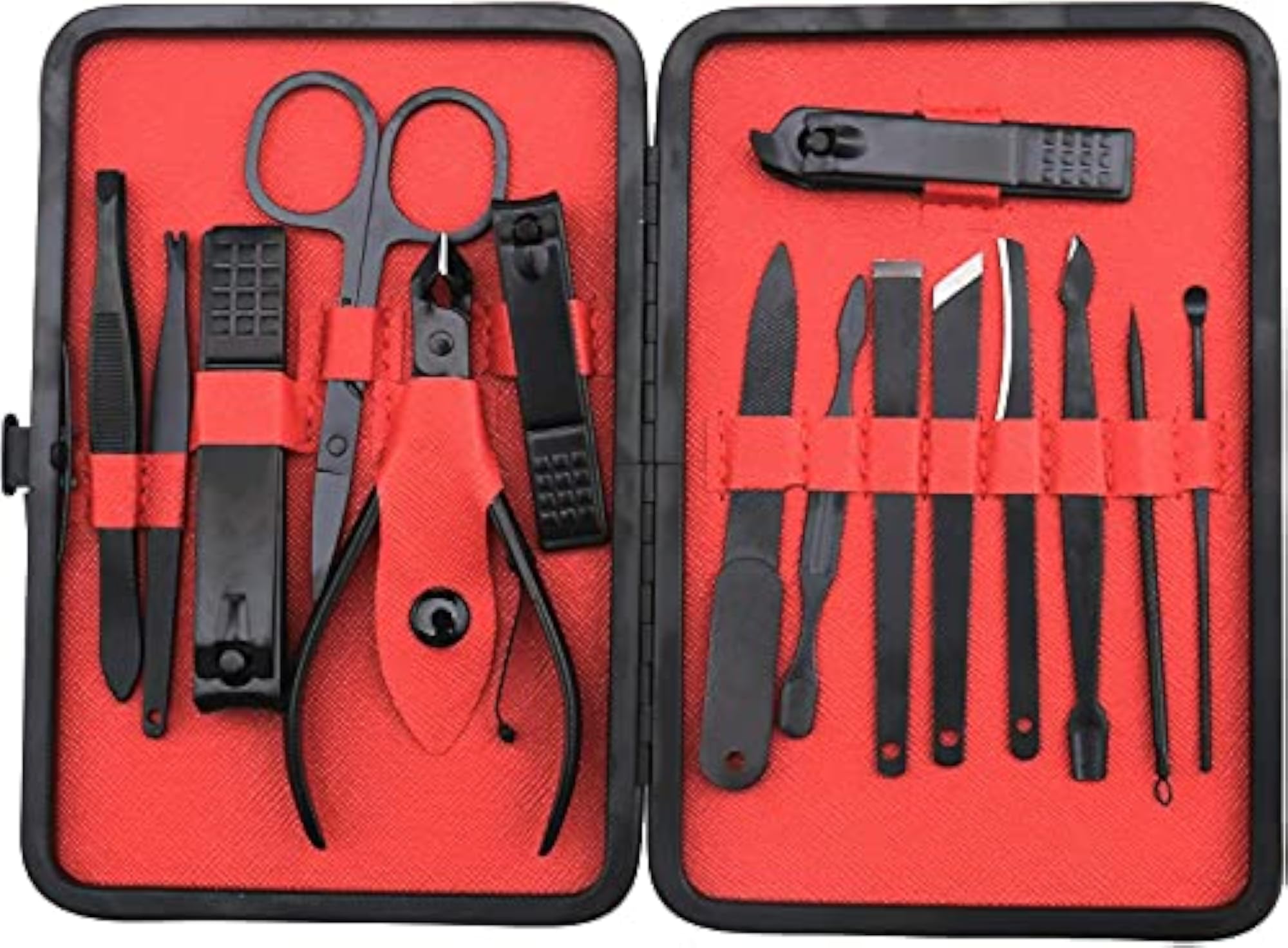 Manicure Set Nail Clippers, Stainless Steel Grooming Kit